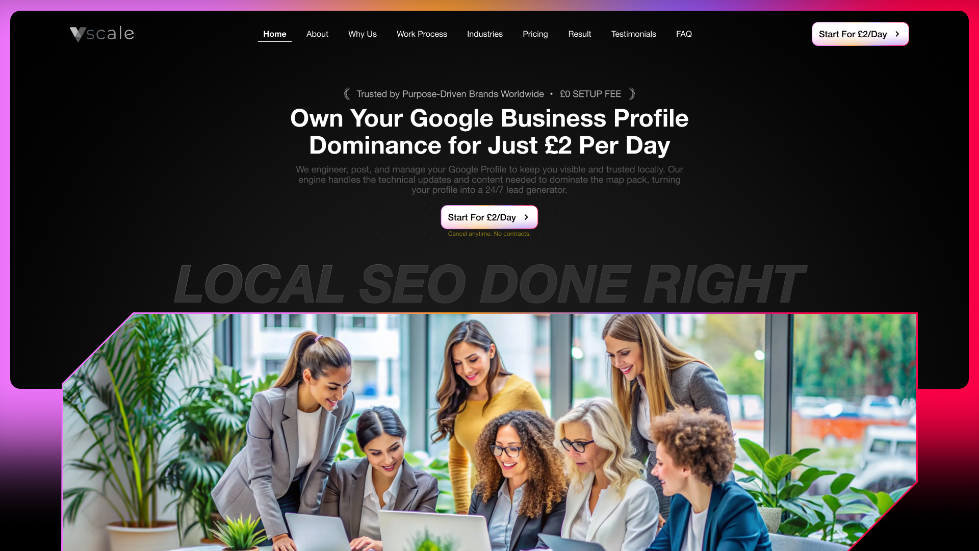 Vscale - SEO Sales Funnel